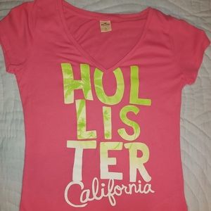 HOLLISTER SM Vneck Tee SHIRT EUC Pre-owned
